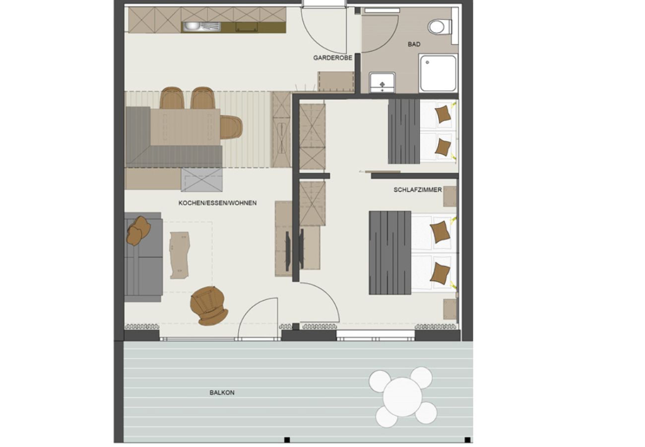 Apartment in Damüls - Alpenstolz #1.08 Comfort with coolfire