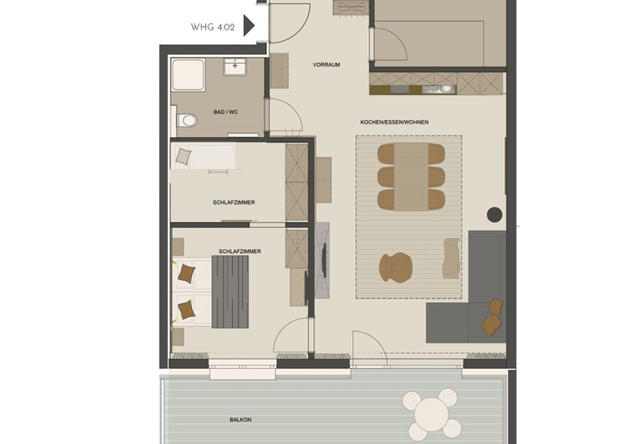 Apartment in Damüls - Alpenstolz #4.02 Comfort