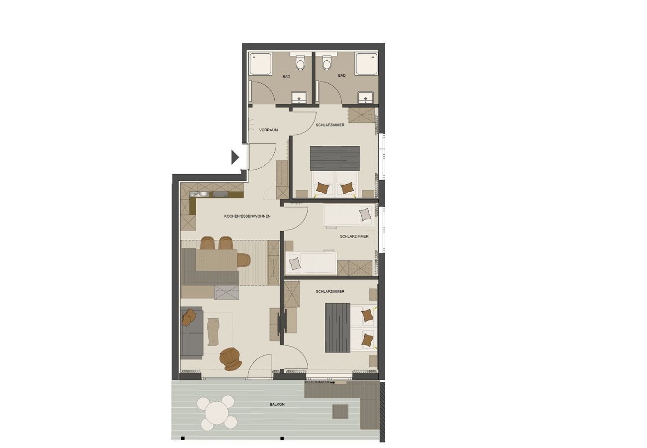 Ferienwohnung in Damüls - Alpenstolz #1.03 Komfort