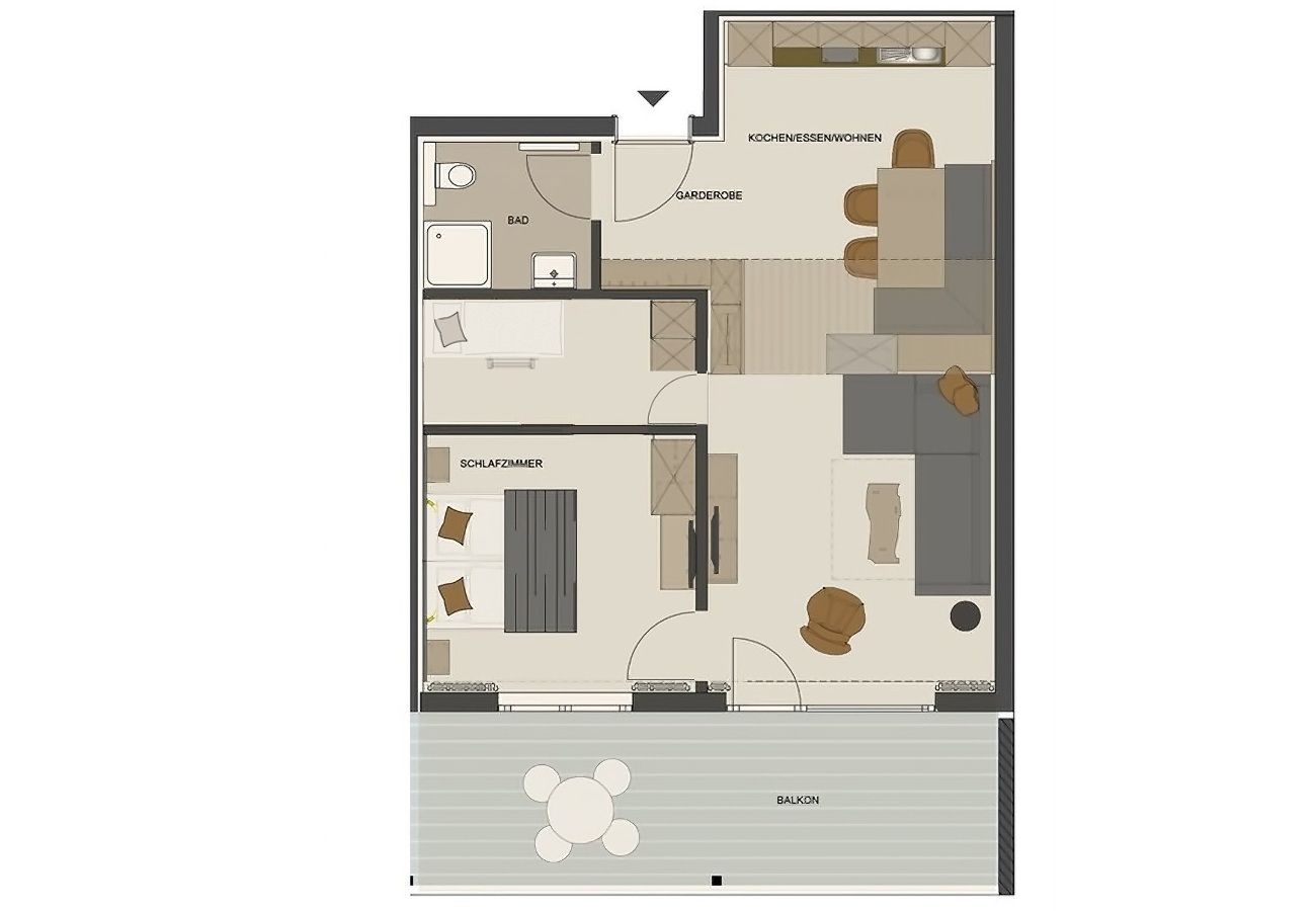 Ferienwohnung in Damüls - Alpenstolz #2.05 Komfort