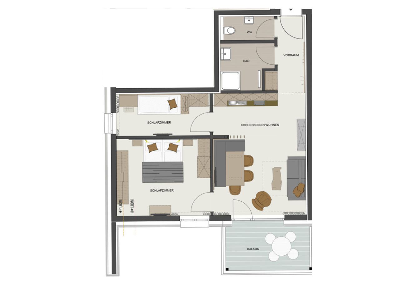 Ferienwohnung in Damüls - Alpenstolz #4.11 Alpin mit Coolfire